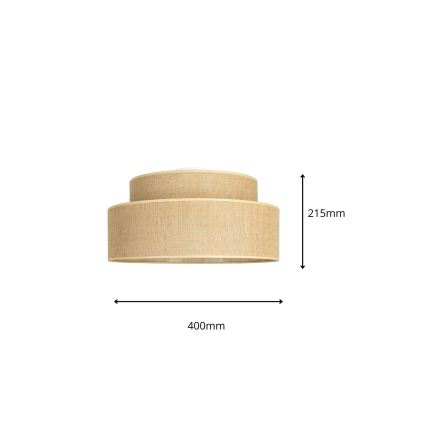Plafonnier BOHO 1xE27/60W/230V beige