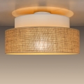 Plafonnier BOHO 1xE27/60W/230V blanc/beige
