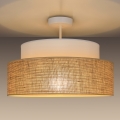 Plafonnier BOHO 1xE27/60W/230V blanc/beige
