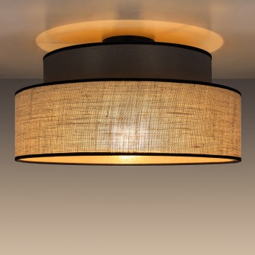 Plafonnier BOHO 1xE27/60W/230V marron/beige