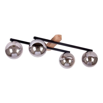 Plafonnier BOIS 4xG9/8W/230V