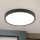 Plafonnier BULLY LED/24W/230V d. 24 cm noir