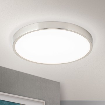 Plafonnier BULLY LED/28W/230V d. 28 cm chrome mat