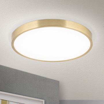 Plafonnier BULLY LED/28W/230V d. 28 cm doré