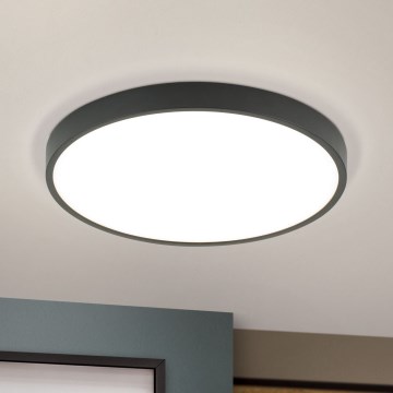 Plafonnier BULLY LED/28W/230V d. 28 cm noir