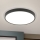Plafonnier BULLY LED/28W/230V d. 28 cm noir