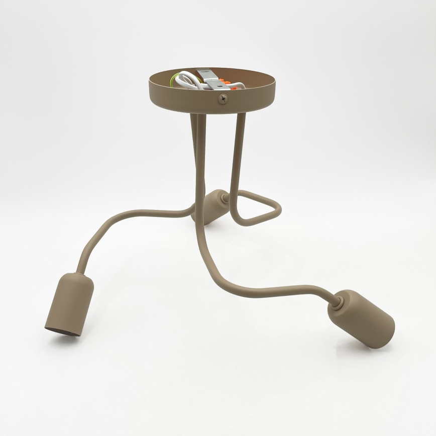 Plafonnier CHARLIE 3xE27/15W/230V beige