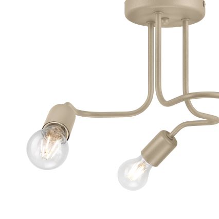 Plafonnier CHARLIE 3xE27/15W/230V beige