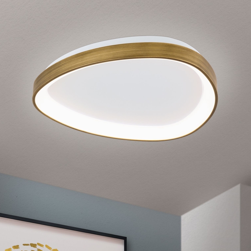 Plafonnier CHARLIE LED/35W/230V d. 45 cm doré