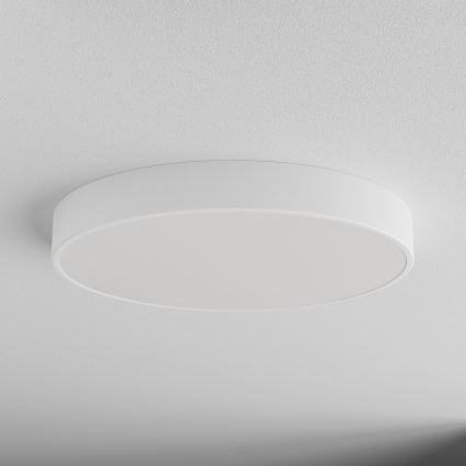 Plafonnier avec capteur de mouvement et capteur crépusculaire CLEO 5xE27/24W/230V Ø 60 cm blanc
