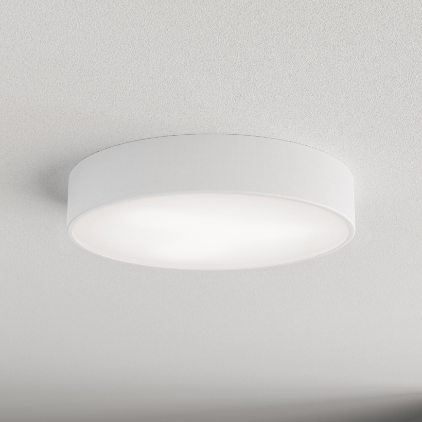 Plafonnier CLEO, avec détecteur de mouvement et capteur crépusculaire, 3xE27/24W/230V, Ø 40 cm, blanc