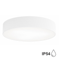 Plafonnier de salle de bain avec détecteur CLEO 3xE27/24W/230V d. 40 cm blanc IP54