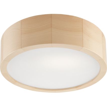 Plafonnier de salle de bain NATURAL 2xE27/15W/230V IP54 pin ø 27 cm - FSC certifié