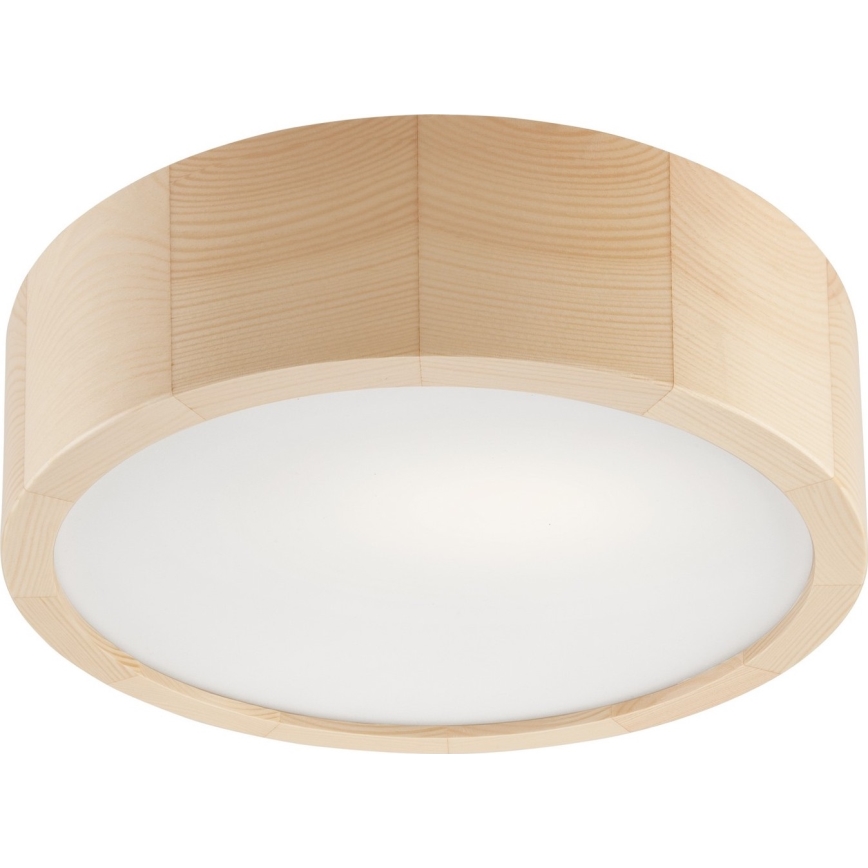 Plafonnier de salle de bain NATURAL 2xE27/15W/230V IP54 pin ø 27 cm - FSC certifié