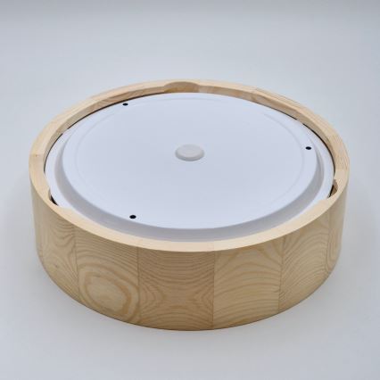 Plafonnier de salle de bain NATURAL 2xE27/15W/230V IP54 pin ø 27 cm - FSC certifié