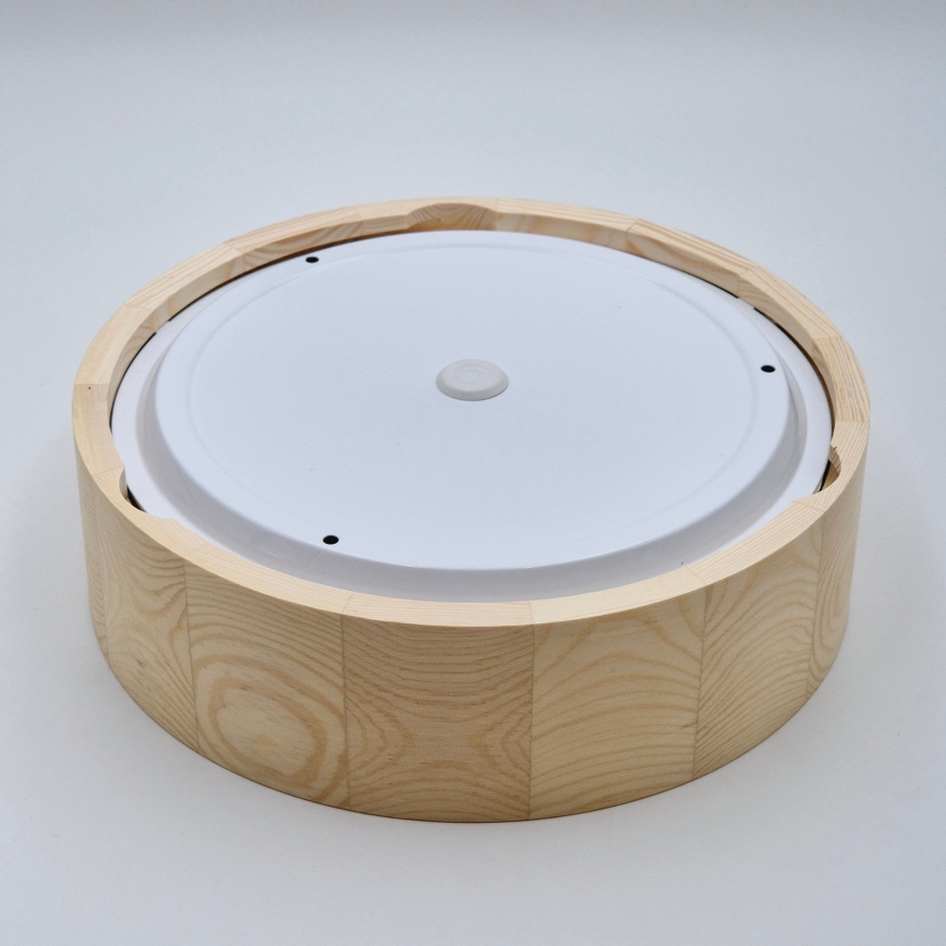 Plafonnier de salle de bain NATURAL 2xE27/15W/230V IP54 pin ø 27 cm - FSC certifié