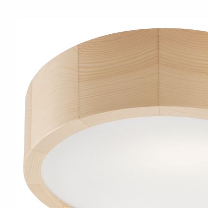 Plafonnier de salle de bain NATURAL 2xE27/15W/230V IP54 pin ø 27 cm - FSC certifié