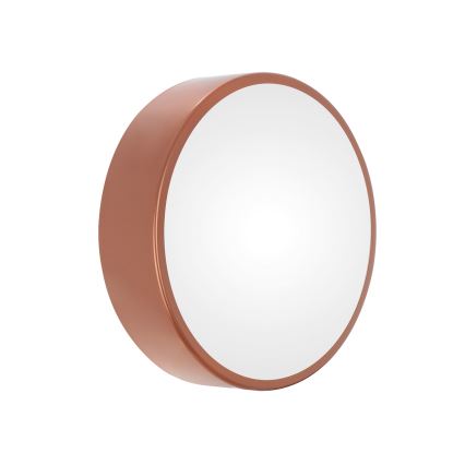 Plafonnier de salle de bains CLEO avec capteur 2xE27/24W/230V Ø 30 cm cuivré IP54