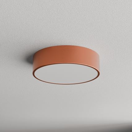 Plafonnier de salle de bains CLEO avec capteur 2xE27/24W/230V Ø 30 cm cuivré IP54