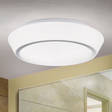 Plafonnier de salle de bains TENA 3xE27/60W/230V Ø 38 cm IP44 blanc