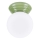 Plafonnier de salle de bains ZORI 1 x G9, 8 W, 230 V, Ø 12 cm, IP44, vert