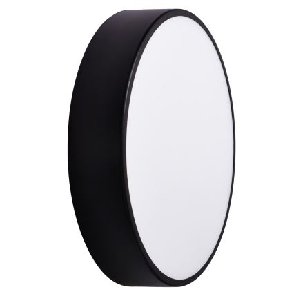 Plafonnier d'extérieur avec détecteur CLEO 3xE27/24W/230V d. 40 cm noir IP54