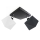 Plafonnier DIAMENT 2xE27/60W/230V noir et blanc