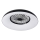 Plafonnier dimmable LED RGBW avec ventilateur PLAVE PAN LED/48W/230V 3000-6500K Ø 60 cm noir + télécommande