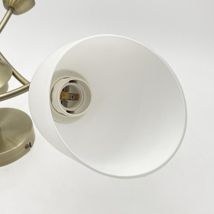 Plafonnier DONNA 3xE27/60W/230V patine