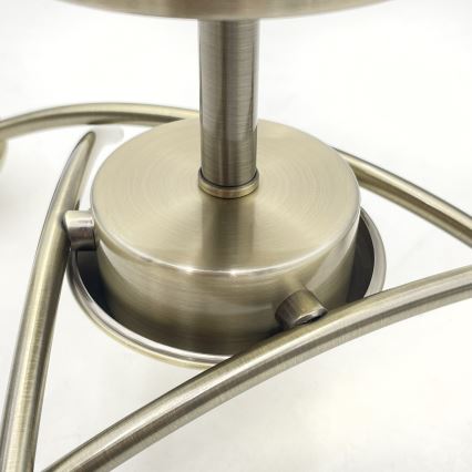 Plafonnier DONNA 3xE27/60W/230V patine