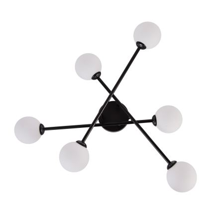 Plafonnier DORADO 6xG9/28W/230V noir