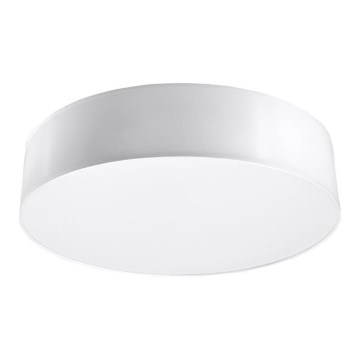 Plafonnier DRUM 3xE27/23W/230V blanc diamètre 40 cm