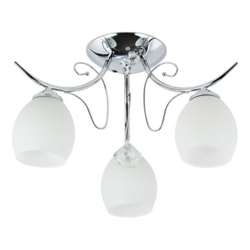 Plafonnier ELLA 3xE27/15W/230V chrome brillant