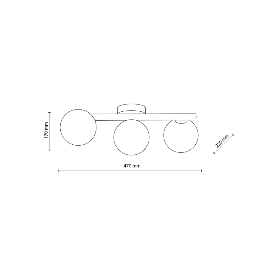 Plafonnier ELYON 3xG9/10W/230V en pin