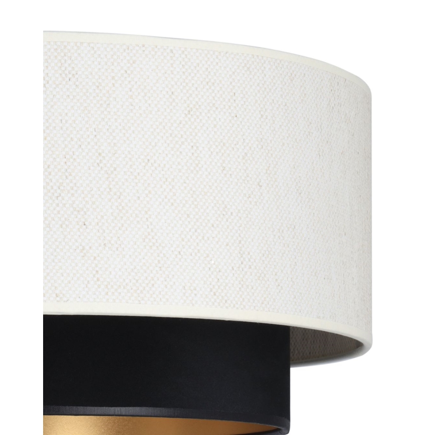 Plafonnier en applique NATIA 1xE27/60W/230V blanc/noir