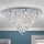 Plafonnier en cristal CELESTE 12xG9/40W/230V d. 75 cm chrome brillant