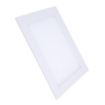 Plafonnier encastré LED/18W/230V 3000/4000/6000K 22,5x22,5 cm blanc