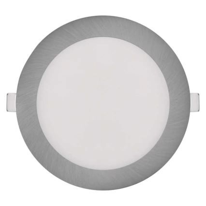 Plafonnier encastré LED NEXXO LED/12,5W/230V 3000/3500/4000K argenté Ø 17 cm