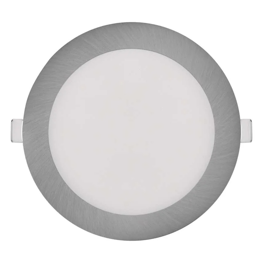 Plafonnier encastré LED NEXXO LED/12,5W/230V 3000/3500/4000K argenté Ø 17 cm