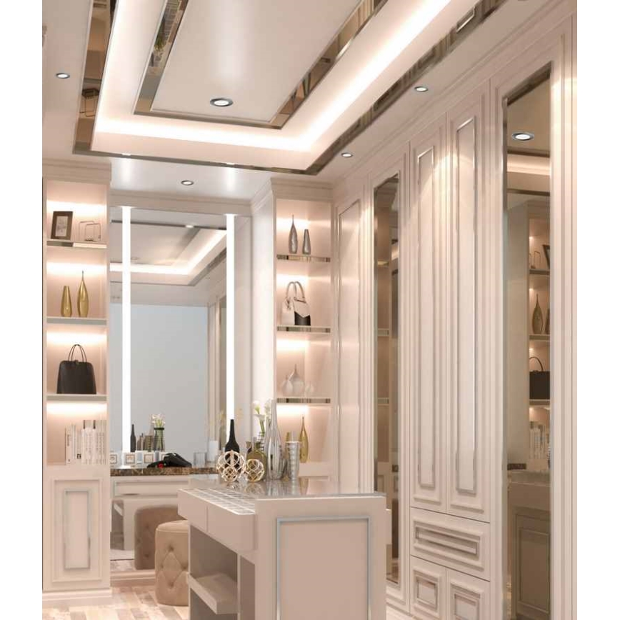 Plafonnier LED encastré pour salle de bains BONO LED/8W/230V 3000K IP65 chrome mat