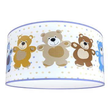 Plafonnier enfant BEARS 2xE27/60W/230V blanc