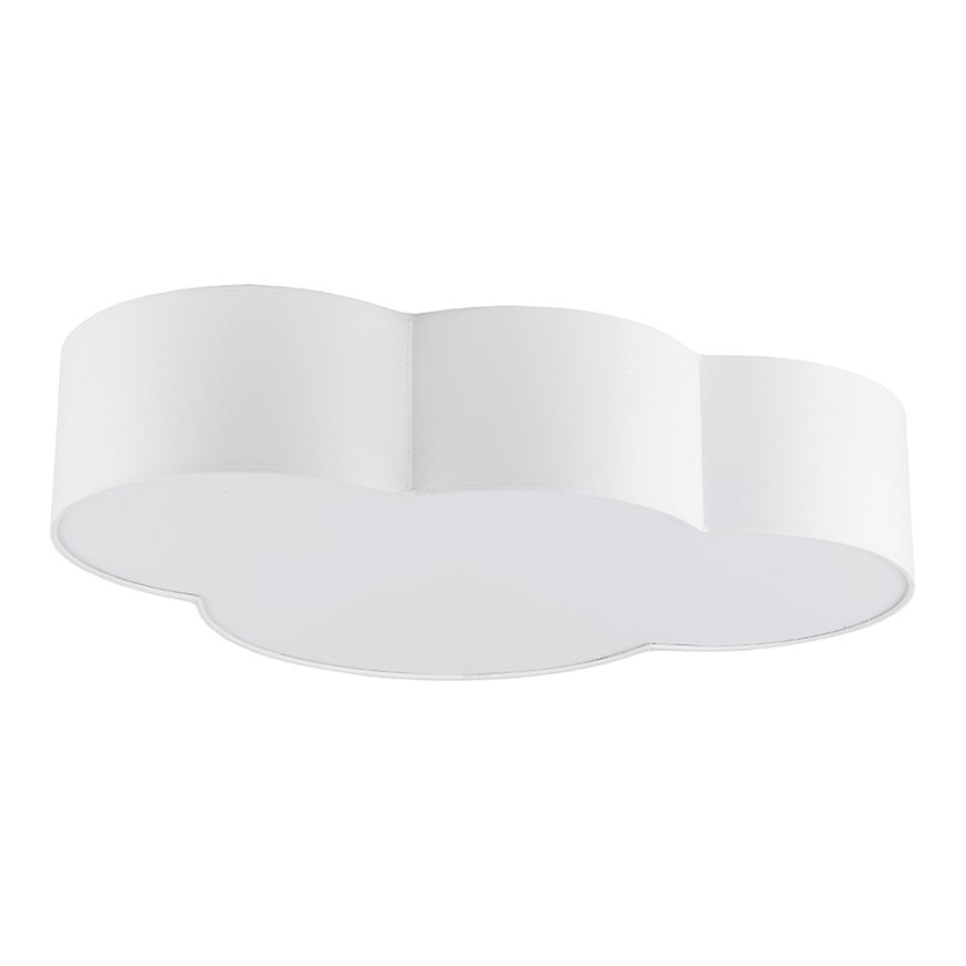 Plafonnier enfant CLOUD 4xE27/15W/230V blanc