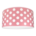 Plafonnier enfant DOTS PINK 2xE27/60W/230V rose