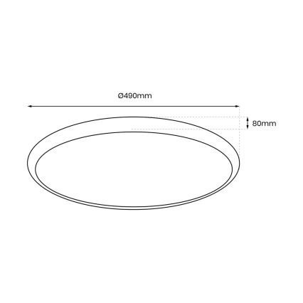 Plafonnier enfant MOONCAT LED/34W/230V rose