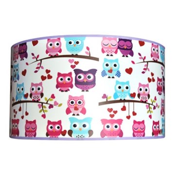 Plafonnier enfant OWLS 2xE27/60W/230V