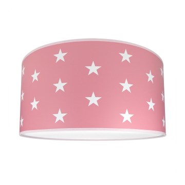 Plafonnier enfant STARS PINK 2xE27/60W/230V rose