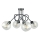Plafonnier EVIE 4xE27/60W/230V anthracite/transparent