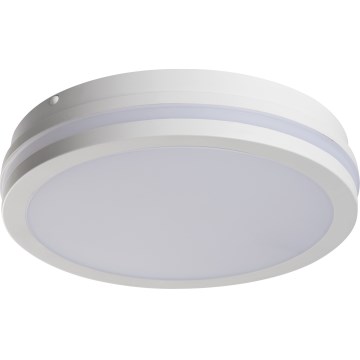 Plafonnier extérieur avec détecteur de mouvement BENO LED/24/30W/230V 3000/3500/4000K IP65 blanc arrondi