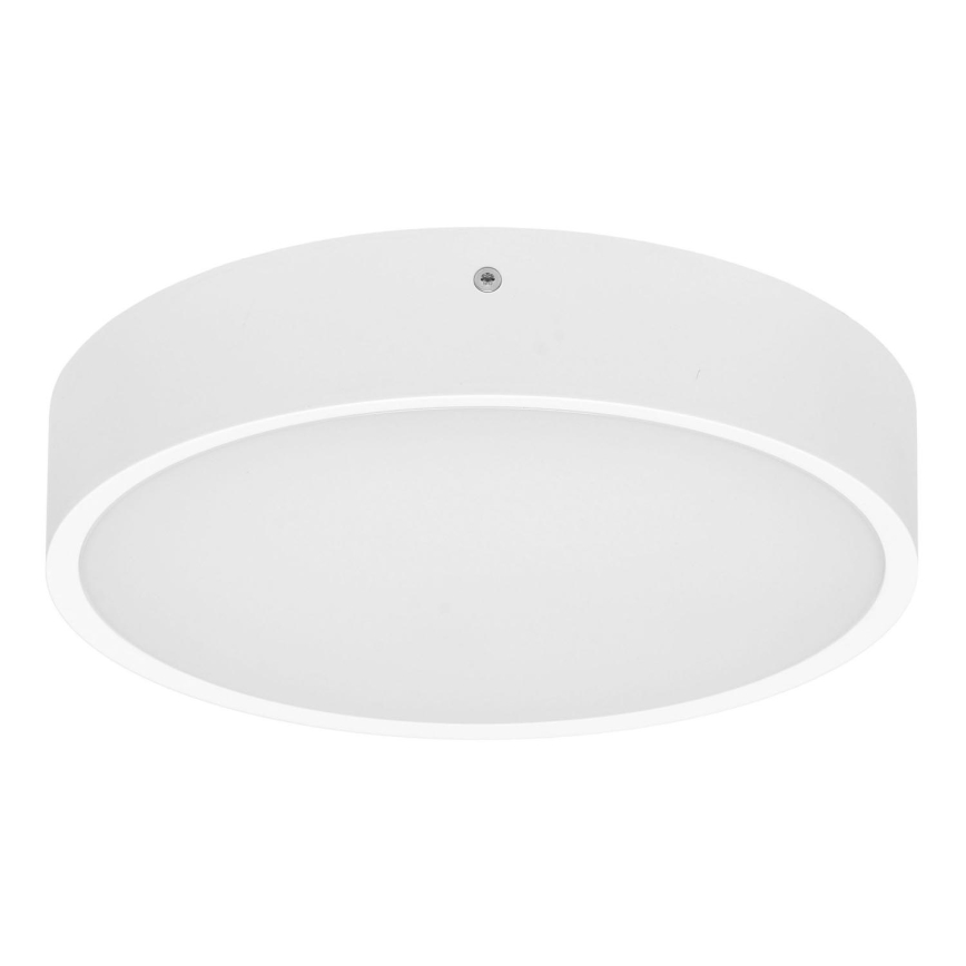 Plafonnier extérieur avec détecteur MARTIN LED/25W/230V 3000/4000K d. 35 cm IP65 blanc