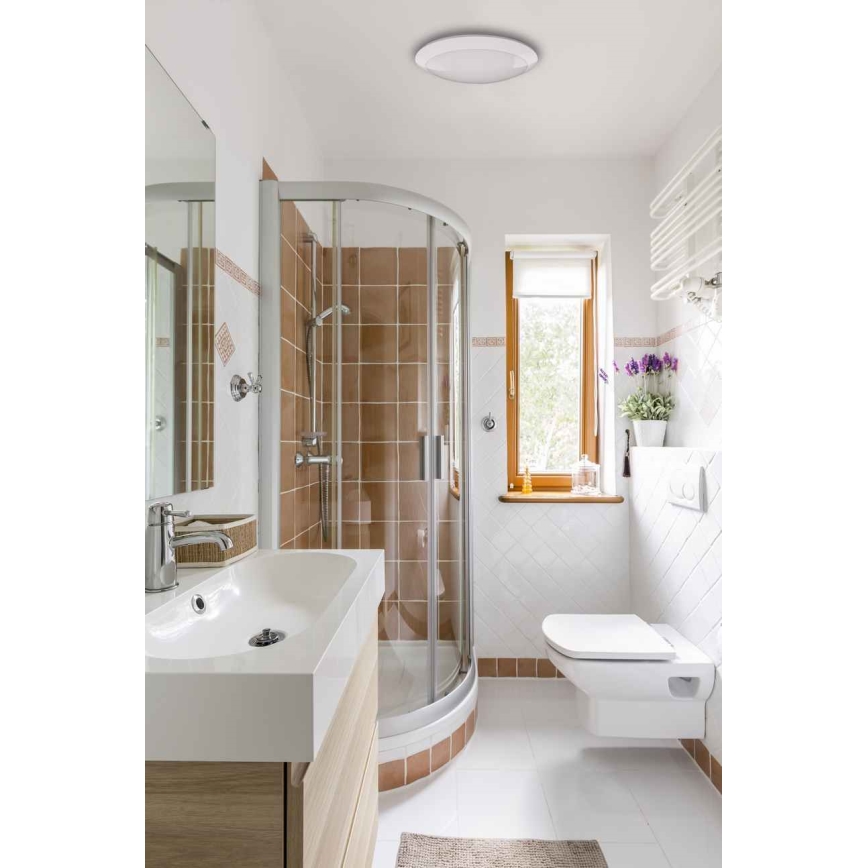 Plafonnier extérieur avec détecteur RENO LED/16W/230V IP66 blanc